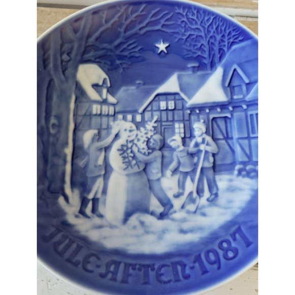 B&g snowman's‎ Christmas Eve 9087 1987 snowman blue - Picture 3 of 3